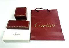 Cartier カルティエ 空箱 保存箱 ショッパー 紙袋 4点セット