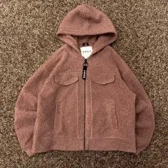 M DKNY シェルパ フード ジップアップ ジャケットのサムネイル