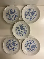 【未使用品】第一陶器　花唐草　銘々皿揃　５皿セットのサムネイル