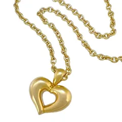 Van Cleef&Arpels　ヴァンクリーフ&アーペル　ネックレス　クールハート　チェーン　ヴィンテージ　750　K18　YG　レア　希少のサムネイル