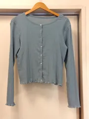 M7  スローブイエナ  SLOBE IENA  トップス  フリーサイズ  シワ加工  前開き 羽織りのサムネイル