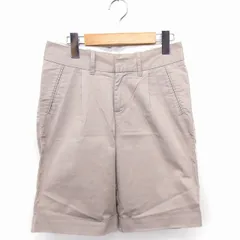 コントワーデコトニエ COMPTOIR DES COTONNIERS パンツ ハーフ ひざ丈 ロールアップ 無地 コットン 綿 34 ベージュ /FT10のサムネイル