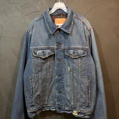 XL アバクロンビー Abercrombie Fitch ヴィンテージ ブランケット デニムジャケットのサムネイル