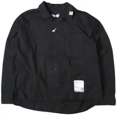 in・stru(men-tal). Maison MIHARA YASUHIRO メゾンミハラヤスヒロ 25AW Oxford Long-sleeve Shirt オックスフォードロングスリーブシャツ I12SH011-0 48 BLACK オープンカラーのサムネイル