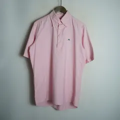 SOUTIENCOL スティアンコル B.D. SHIRT 半袖 コットン ボタンダウン プルオーバー シャツ ハーフボタン 胸ワッペン ピンク 4 4608Q★4のサムネイル