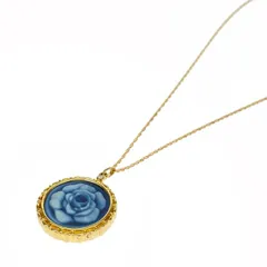 HANAE MORI ハナエモリ K18カメオネックレス  ダイヤ/K18YG/総重量10.4g    ゴールドカラー レディース / 240001215976のサムネイル