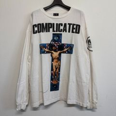 限定品 SAINT MICHAEL × 河村康輔 ロングTシャツ Mサイズ SAINT Mxxxxxx セントマイケル 河村康輔 コラボ 長袖Tシャツ ロンT 白