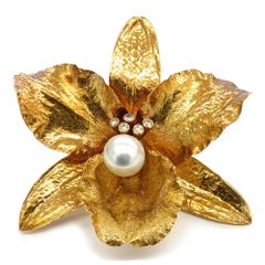 ミキモト MIKIMOTO カーネーション フラワー 花 K18 YG 750 - メルカリ