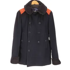 ジュンヤワタナベコムデギャルソンマン JUNYA WATANABE COMME des GARCONS MAN 10AW PONTETORTO 裏地メッシュ ナイロン切替 襟コーデュロイピーコート メンズ  Mのサムネイル