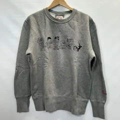 [浜館75-2386]　[店舗併売品] EVISU エヴィス 赤塚不二夫 コラボ スウェット 天才バカボン サイズ：44 [中古品]のサムネイル