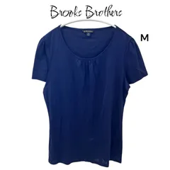 Brooks Brothers ブルックス ブラザーズ レディース 半袖 カットソー ネイビー Mサイズのサムネイル