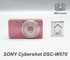 SONY Cybershot DSC-W570 ピンク コンパクトデジタルカメラ 完動品
