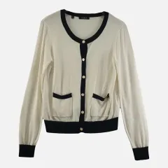 GUESS クリーム レディース カーディガン M N7427のサムネイル