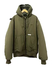 ダブルタップス WTAPS 25AW PUFF D00M JACKET COTTON WEATHER ロゴ刺繍 コットン ウェザー パフ 中綿 ジャケット ブルゾン 252TQDT-JKM01 04 オリーブ ブランド古着ベクトル 中古260720のサムネイル