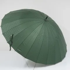 mabu マブ 傘  江戸 24本骨傘 USED超美品  草×矢来 江戸  メンズ レディース 和風モダン レトロ 男女兼用 UV グラス骨 60cm A4311のサムネイル
