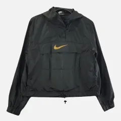 ナイキ ブラック レディース Anorak（アノラック） WHO フード ジャケット M N5849のサムネイル
