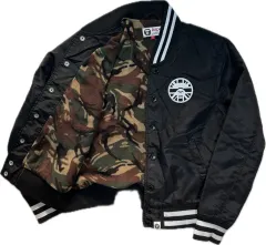 00s A BATHING APE アベイシングエイプ カモフラ スタジアム ジャケット Sのサムネイル
