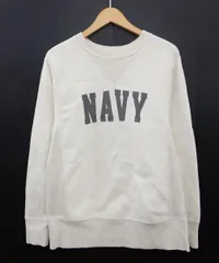 ★9007☆THE REAL McCOYS リアルマッコイズ U.S.NAVY 米海軍 前V スウェット　36のサムネイル