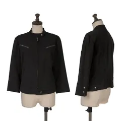 レキップ ヨシエイナバL'EQUIPE YOSHIE INABA 混紡ジップポケットジャケット 黒38のサムネイル