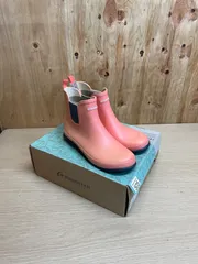 未使用展示品　ムーンスター　サイドゴア防水レインブーツ　ピンク　25cm　箱ありのサムネイル