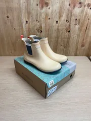 未使用展示品　ムーンスター　サイドゴア防水レインブーツ　イエロー　24cm　箱ありのサムネイル