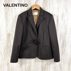 VALENTINO ヴァレンティノ レオパード バックルベルト テーラードジャケット ブラウンのサムネイル