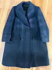 (未使用) Burberry バーバリー コート Dark Plum イタリア 男48のサムネイル