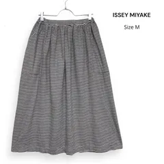ISSEY MIYAKE イッセイミヤケ ボーダー スカート SizeM /R267008980のサムネイル