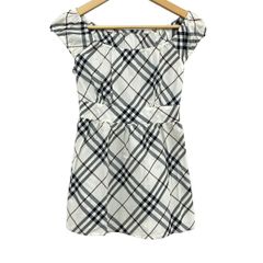 Burberry Blue Label ノースリーブ チェック柄 ブラウス 38 - メルカリ