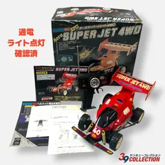 【美品】TAIYO Aero SUPER JET 4WD 箱・説明書・チラシ付 昭和レトロRC 通電・ライト点灯確認済のサムネイル