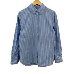 新品未使用 SEZANE セザンヌ ストライプ フリル 長袖シャツ パリ 34 