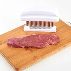 肉たたき 48刃 筋切り お肉を柔らかく ミートテンダー 調理小道具 ステンレス製 ミートテンダーライザー ミートソフターのサムネイル