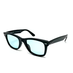 【楠本質店/元住吉】Ray-Ban/レイバン　サングラス　WAYFARER　オリジナルウェイファーラー　RB2140F 901/64　52-22　ポリッシュブラック/クリスタルブルーグレーレンズ　【中古】のサムネイル