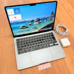 【動作確認済み】 MacBook air 13インチ 2022 アップル Apple M2 16GB 512GB 動画編集可能 カメラ内蔵 ノートPC ノートパソコン SSD搭載 macOSインストール済み 【4375】のサムネイル