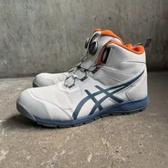 asics WINJOB CP214 TS 安全靴 BOAフィットシステム L6ダイヤル JSAA規格A種 グレー 27cm アシックス ウィンジョブ 1271A056のサムネイル
