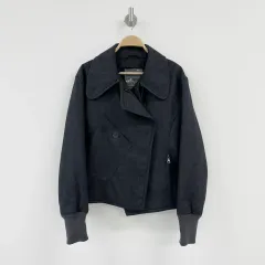 正規品) PRADA ウール ツートン ジャケット チャコールのサムネイル