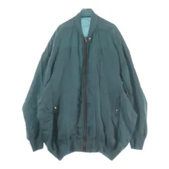 Rick Owens (リックオウエンス) Jumbo Peter Flight jacket ジャンボ ピーター フライトジャケット ナイロン ボンバージャケット グリーン RU01E5793-Jのサムネイル