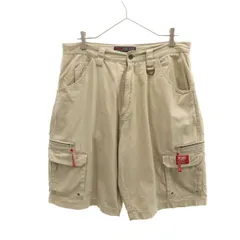 FUBU フブ カーゴショートパンツ W34 ベージュ メンズ 古着のサムネイル
