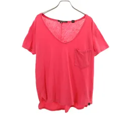 SCOTCH&SODA スコッチアンドソーダ 半袖 Tシャツ 1 ピンク ポケT カットソー 無地 レディース 古着のサムネイル