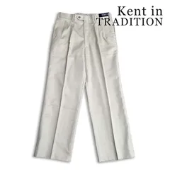 【新品 未使用】 Kent in TRADITION ケント 通年★ 2タック ワイド トラウザー スラックス パンツ 日本製 Sz.82 メンズのサムネイル