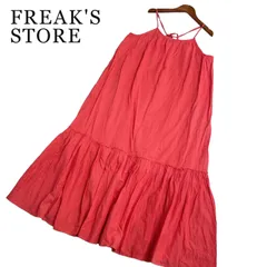 FREAK'S STORE フリークスストア 春夏★ インド綿 ロング ティアード キャミソール ワンピース Sz.F レディースのサムネイル