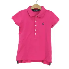 ラルフローレン ポロシャツ トップス 半袖 コットン キッズ 女の子用 130サイズ ピンク RALPH LAUREN 【中古】のサムネイル