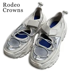 Rodeo Crowns ロデオクラウンズ 通年★ 厚底 メッシュ 切替 ローカット スニーカー サンダル Sz.M レディースのサムネイル