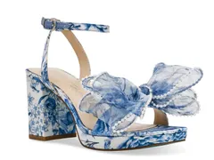 ベッツィジョンソン レディース シューズ サンダル プラットフォーム Betsey Johnson Duke Platform Sandal Blue ブルーのサムネイル