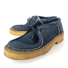 GEORGE COX ジョージコックス デニムワラビーブーツシューズ size8/ブルーのサムネイル