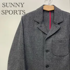 SUNNY SPORTS サニースポーツ ウール ジャケット シャツジャケット イカリボタン 日本製 グレー Lサイズ メンズ _208のサムネイル