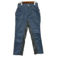 and wander アンドワンダー AW-FF752 切替 ストレッチパンツ size0/ブルーグレーのサムネイル