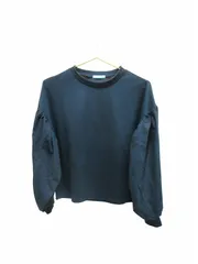 オリーブ デ オリーブ OLIVE des OLIVE 長袖 カットソーブラック切替のサムネイル