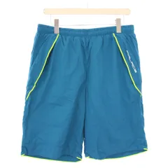 パレス Palace CRINK RUNNER SHORTS クリンクランナーショーツ ハーフパンツ ショートパンツ イージー ウエストゴム ナイロン ロゴ プリント XL 青 ブルー /BBのサムネイル