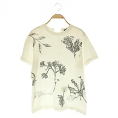 パドカレ pas de calais プリントTシャツ 半袖 クルーネック 36 ホワイト /MY ■OSのサムネイル
